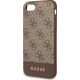 Guess Guess 4G Bottom Stripe Collection - Etui iPhone SE 2020 / 8 / 7 (brązowy) uniwersalny