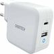 Ładowarka Choetech PD8002 1x USB-A 1x USB-C 3 A (PD8002 WHITE)