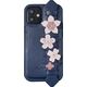 Kingxbar Kingxbar Sweet Series żelowe etui ozdobione oryginalnymi Kryształami Swarovskiego z podstawką iPhone 12 Pro / iPhone 12 niebieski uniwersalny