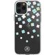 Kingxbar Kingxbar Lucky Series etui ozdobione oryginalnymi Kryształami Swarovskiego iPhone 12 mini przezroczysty (Clover) uniwersalny