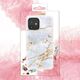 Kingxbar Kingxbar Agate Series eleganckie etui pokrowiec z nadrukiem agat iPhone 12 mini czerwony uniwersalny