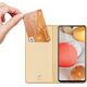 Dux Ducis DUX DUCIS Skin Pro kabura etui pokrowiec z klapką Samsung Galaxy A42 5G złoty