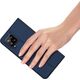 Dux Ducis Etui SAMSUNG GALAXY A42 5G z klapką Dux Ducis skórzane Skin Leather granatowe