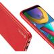 Dux Ducis Dux Ducis Yolo eleganckie etui pokrowiec ze skóry ekologicznej Samsung Galaxy M30s czerwony