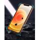 Nillkin Nillkin Aoge Leather Case elastyczne pancerne etui z prawdziwej skóry z kieszonką iPhone 12 mini czarny
