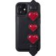 Kingxbar Kingxbar Sweet Series żelowe etui ozdobione oryginalnymi Kryształami Swarovskiego z podstawką iPhone 12 Pro Max czarny