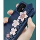 Kingxbar Kingxbar Sweet Series żelowe etui ozdobione oryginalnymi Kryształami Swarovskiego z podstawką iPhone 12 Pro Max czarny