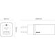 Ładowarka Baseus GaN Lite 1x USB-A 1x USB-C 3 A (CCGAN2L-B02)