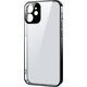 Joyroom Joyroom New Beauty Series ultra cienkie przezroczyste etui z metaliczną ramką do iPhone 12 Pro Max czarny (JR-BP744)