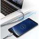 Kabel USB Choetech USB-C - USB-C 1.8 m Srebrny (6971824973099)
