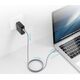 Kabel USB Choetech USB-C - USB-C 1.8 m Srebrny (6971824973099)