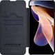 Nillkin Nillkin Qin Case etui do Xiaomi Poco X4 Pro 5G osłona na aparat kabura pokrowiec obudowa z klapką czarny
