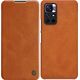 Nillkin Nillkin Qin Case etui do Xiaomi Poco M4 Pro 5G osłona na aparat kabura pokrowiec obudowa z klapką brązowy