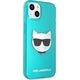 Karl Lagerfeld Etui Karl Lagerfeld KLHCP13SCHTRB Apple iPhone 13 mini niebieski/blue hardcase Glitter Choupette Fluo