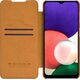 Nillkin NILLKIN QIN BOOK SKÓRZANE ETUI SAMSUNG GALAXY A22 4G BRĄZOWY standard