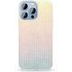 Kingxbar Kingxbar Travel Series luksusowe eleganckie etui na iPhone 13 Pro niebiesko-pomarańczowy (Clouds)