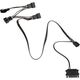Kolink 4-pin + SATA - 4-pin x4, 0.35m, Μαύρο (PGW-AC-KOL-049)