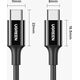 Kabel USB Ugreen USB-C - USB-C 1 m Biały (6957303865512)