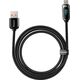 Kabel USB Baseus USB-A - USB-C 1 m Czarny (CASX020001)