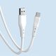 Kabel USB Dudao USB-A - USB-C 1 m Biały (6973687243388)