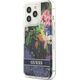 Guess Guess GUHCP13XLFLSB iPhone 13 Pro Max 6,7" niebieski/blue hardcase Flower Liquid Glitter