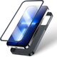Joyroom Joyroom 360 Full Case etui pokrowiec do iPhone 13 Pro obudowa na tył i przód + szkło hartowane czarny (JR-BP935 black)
