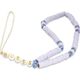 Guess Guess zawieszka GUSTPEARU Phone Strap lilak/lilac Heishi Beads