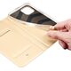 Dux Ducis Dux Ducis Skin Pro kabura etui pokrowiec z klapką iPhone 14 Max złoty