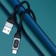 Kabel USB Dudao USB-A - USB-C 1 m Czarny (6973687243678)