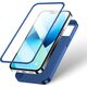 Joyroom Joyroom 360 Full Case etui pokrowiec do iPhone 13 obudowa na tył i przód + szkło hartowane niebieski (JR-BP927 blue)