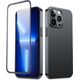 Joyroom Joyroom 360 Full Case etui pokrowiec do iPhone 13 Pro Max obudowa na tył i przód + szkło hartowane czarny (JR-BP928 black)