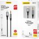 Kabel USB Dudao Lightning - mini Jack 3.5 mm 1 m Szary (DDA224)