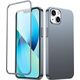 Joyroom Joyroom 360 Full Case etui pokrowiec do iPhone 13 obudowa na tył i przód + szkło hartowane szary (JR-BP927 tarnish)