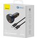 Ładowarka Baseus TZCCZM-0G 1x USB-A 2x USB-C 5 A  (BSU3243GRY)