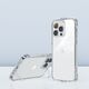 Joyroom Joyroom Defender Series etui pokrowiec do iPhone 14 Plus pancerna obudowa z haczykami podstawką przezroczysty (JR-14H3)