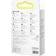 Kabel USB Baseus USB-C - Lightning 1 m Czarno-czerwony (BSU3619)