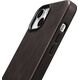 iCarer iCarer Oil Wax Premium Leather Case skórzane etui iPhone 14 Plus magnetyczne z MagSafe brązowy (WMI14220703-BN)