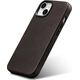 iCarer iCarer Oil Wax Premium Leather Case skórzane etui iPhone 14 Plus magnetyczne z MagSafe brązowy (WMI14220703-BN)