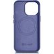 iCarer iCarer Case Leather pokrowiec etui z naturalnej skóry do iPhone 14 Pro Max jasnofioletowy (WMI14220708-LP) (kompatybilne z MagSafe)