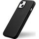 iCarer iCarer Litchi Premium Leather Case skórzane etui iPhone 14 magnetyczne z MagSafe czarny (WMI14220709-BK)