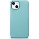 iCarer iCarer Litchi Premium Leather Case skórzane etui iPhone 14 Plus magnetyczne z MagSafe zielony (WMI14220711-GN)