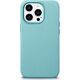 iCarer iCarer Litchi Premium Leather Case skórzane etui iPhone 14 Pro Max magnetyczne z MagSafe zielony (WMI14220712-GN)