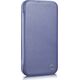 iCarer iCarer CE Premium Leather Folio Case skórzane etui iPhone 14 Pro z klapką magnetyczne MagSafe jasnofioletowy (WMI14220714-LP)