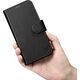 iCarer iCarer Wallet Case 2in1 etui iPhone 14 skórzany pokrowiec z klapką Anti-RFID czarny (WMI14220725-BK)