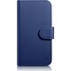 iCarer iCarer Wallet Case 2in1 etui iPhone 14 skórzany pokrowiec z klapką Anti-RFID niebieski (WMI14220725-BU)