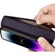 iCarer iCarer Wallet Case 2in1 etui iPhone 14 Pro skórzany pokrowiec z klapką Anti-RFID ciemnofioletowy (WMI14220726-DP)