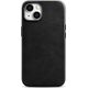 iCarer iCarer Oil Wax Premium Leather Case skórzane etui iPhone 14 Plus magnetyczne z MagSafe czarny (WMI14220703-BK)