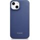 iCarer iCarer CE Premium Leather Folio Case skórzane etui iPhone 14 Plus z klapką magnetyczne MagSafe niebieski (WMI14220715-BU)