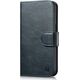 iCarer iCarer Oil Wax Wallet Case 2in1 etui iPhone 14 skórzany pokrowiec z klapką Anti-RFID niebieski (WMI14220721-BU)