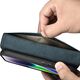 iCarer iCarer Oil Wax Wallet Case 2in1 etui iPhone 14 skórzany pokrowiec z klapką Anti-RFID niebieski (WMI14220721-BU)